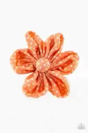 Paparazzi: Right On The Dot - Orange​ Hair Clip