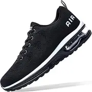 [Autper] Mens Air Athletic Running Tennis Shoes Lightweight Sport Gym Jogging Walking Sneakers US 6.5-US12.5