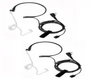 2pcs Baofeng PTT Headset MIC Throat Microphone for Kenwood Quansheng Uv-82 uv-5r