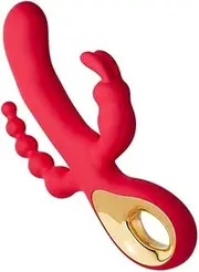 3 Positions Strong Shock Silent 10 Modes Powerful Bullet Wand Portable Soft Silicone Ball Personal Bullet Massager for Female Pleasure, Electric Waterproof Bullet Setting, Fast Delivery, Mini Size (Red)
