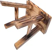 ETHZZLE Multipurpose Low Stool Solid Wooden Small Stool for Kitchen Footrest Plant St