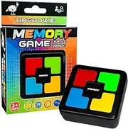 tingbowie Memory Game Handheld Electronic Toys Color Memorizing Classic Board Games Quiz Game with Lights and Sounds