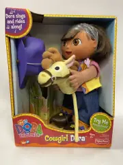 Nick Jr Dora The Explorer COWGIRL DORA “Sings & Rides Along!” B2009 Fisher price