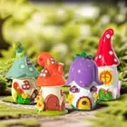 Cartoon Resin Mushroom Castle Micro Landscape Castle Model Outdoor