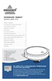 Bissell Spinwave Robot 2859 3115 Series Instruction Manual User Guide