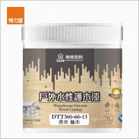 在飛比找momo購物網優惠-【特力屋】德寶 水性戶外護木漆 柚木亮光 1L