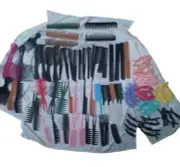 Lot 80+ Hairdressers Barber Care Comb Set Tools Cosmetologist Kit