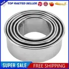 5Pcs Round Cookie Cutters Stainless Steel Empanada Maker Press Kitchen Supply