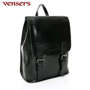 【Vensers】小牛皮潮流個性包~多功能包(NL1075702黑色)