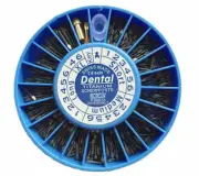 240/pack Dental Pure Titanium Assorted Conical Screw Posts Kits Refills Endo