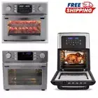 12L-25L Digital Air Fryer Oven & Dehydrator Rotisserie Convection 1800W S- Large