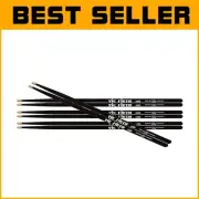 4-Pair Value Pack: American Classic 5A Black Hickory Drumsticks for Precision