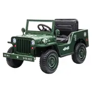 Go Skitz Major 12V Electric Ride On - Army Green
