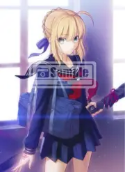 Fate m28 Fate/Zero Takashi Takeuchi Illustration Acrylic Art Board Master Altria