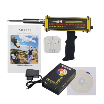 GR1000 Long Range Treasure Hunter Gold Finder Metal Detector with Radar Scanning