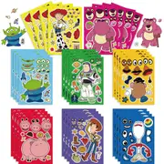 16PC Toy Story Make a Face DIY Stickers Birthday Party Favors Lolly Loot Bag Fillers
