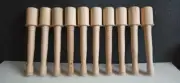 Set of 10 Wooden Copy German Model M17 WWI - Wood Stielhandgranate - Repro WW1