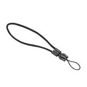 Camera Wrist Strap, Cotton Soft Adjustable Round Cord Rope Hand Grip, Black