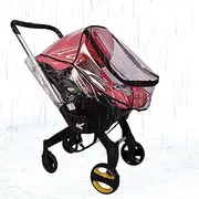 Baby Stroller Weather Shield - Transparent Design, Side Vents | Lightweight Rain Cover for Stroller, Wind and Snow Protection | Perfect for Outdoor Strolling, Travel, and of Baby