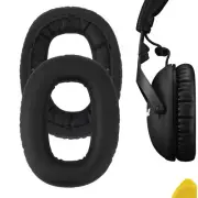 Geekria Protein Leather Ear Pads for Marshall Monitor II ANC Headphones (Black)