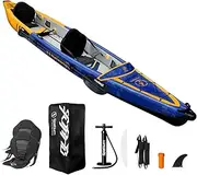 Spatium Inflatable Kayak - 2 Person Fishing and Touring Boat With Drop Stitch Construction