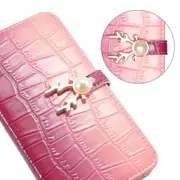 For iPhone Xs Max Phone Case With Strap - Purplish red