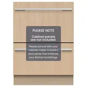 Fisher & Paykel 60cm Integrated Double DishDrawer