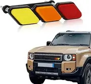 TRD Grille Decor Badge, 3-Color Upgrade Front Grille Badge Emblem,Decoration Accessories Universal Compatible with Toyota 4Runner Tacoma Tundra & Other Mesh or Slotted Grille(red)