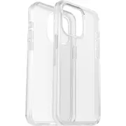 OTTERBOX Symmetry Clear Apple iPhone 15 Pro Max (6.7') Case Clear - (77-92658), Antimicrobial, DROP+ 3X Military Standard, Raised Edges