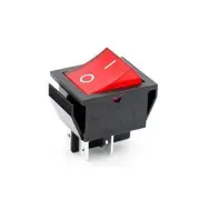 Light SPDT ON/Off Snap in Boat Rocker Switch 4 Pin 16A/20V UL TUV List () 5 Red
