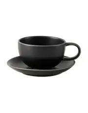 [Hottie] Mikkie Tea Cup and Saucer in Black