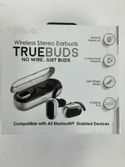 Gabba Goods TrueBuds - Wireless Strereo Earbuds w/ Charging Pod New in Box