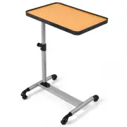 Costway Mobile Laptop Table Office Home Natural