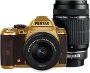 PENTAX Digital SLR Camera K-r W Zoom Kit Gold/Brown 107 K-rWZK GD/BR107