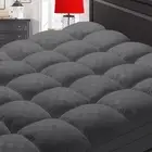 Topper QueenExtra Thick Mattress Pad Cover Back PainCooling Mattress Protector 8
