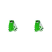 4pc Annabel Trends Sprout Goatskin Protective Garden Planting Glove Fern Green