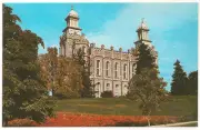 Logan Utah LDS/Mormon Temple, Eric J. Seaich, c1960's Unused/Unposted Postcard