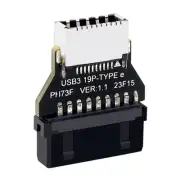 Efficient USB3.0 19pin/20pin to Type TypeC 90 Degree Adapter