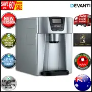 Devanti 2L Portable Ice Maker Commercial Machine Water Dispenser Ice Cube Silver