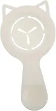 CONGARTENO Baking Essential Dual-Function Egg Yolk Separator Seasoning Spoon Cat Shape Easy Cleaning