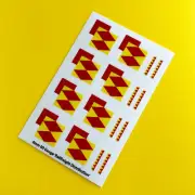 Model Rail OO 4mm Gauge Scale Railfreight sub-sector DISTRIBUTION logos stickers