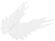BELLIFFY Angel Wing Lace Embroidery Patches Novelty Embroidered Wings for Clothing Decor