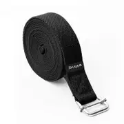 Vivva Yoga Exercise Pilate Cotton Stretch Strap Belt Leg Waist Resistance Band, 3.8cm x 250cm, 4 Colours