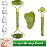 Natural Stone Guasha Facial Jade Face Body Gua Sha Board Massager Scraping Tool