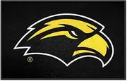 FANMATS NCAA Univ of Southern Mississippi Golden Eagles Nylon Face Starter Rug