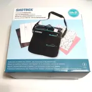 We R Memory Keepers Shot Box W/Storage Bag & Shoulder Strap Brand New