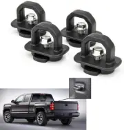 4 Tie Down Anchors - Truck Bed Side Wall Tie Down Anchors Chevy and GMC