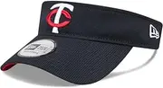 New Era Minnesota Twins Game Day Visor Strapback Cap, Adjustable Hat Blue, Blue, One Size