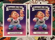 2023 GPK Garbage Pail Kids “Oh the Horrible” Demon Damon 3a & Piggy Ziggy 3b