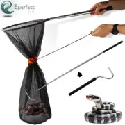 Extendable Rattlesnake Snake Grabber Handling Tool Telescopic Pole Stick Catcher